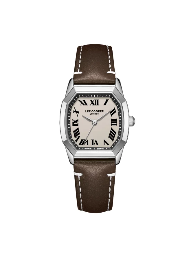 Lee Cooper Women's Leather Analog Watch LC08202.362 - 27x34 mm