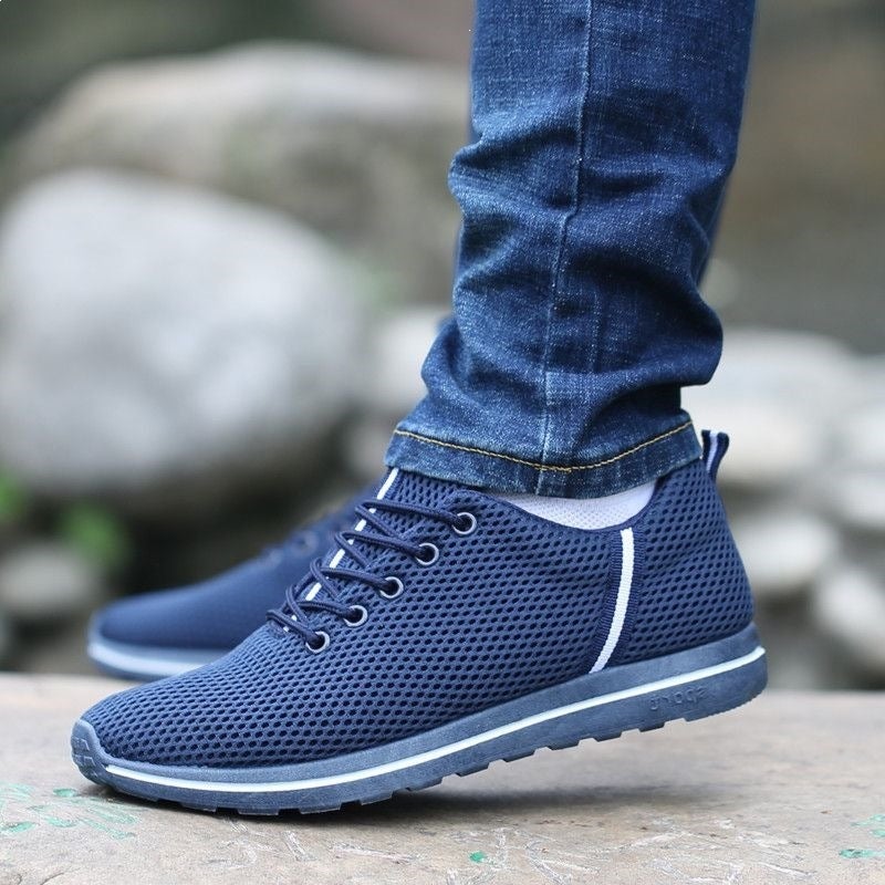 Men's Breathable Mesh Sneakers - Image 1