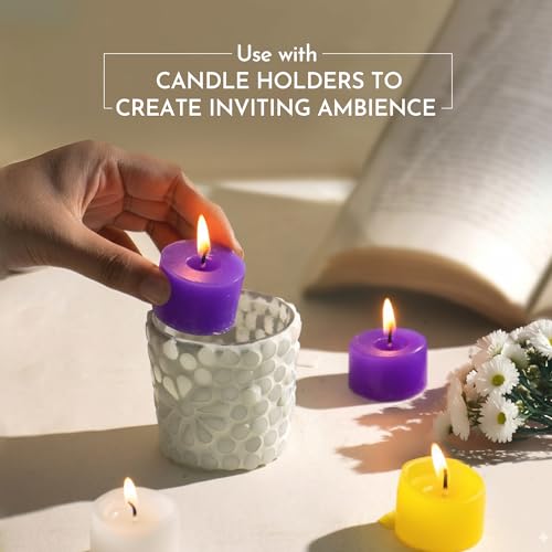 Aromahpure Scented Votive Candles Combo | 3 x 3.5 cm | Aroma Candles with Long-Lasting Fragrance | Burn Time 7 Hours Each | Relaxing Aromatherapy Candles for Home Décor & Gifting - Image 3