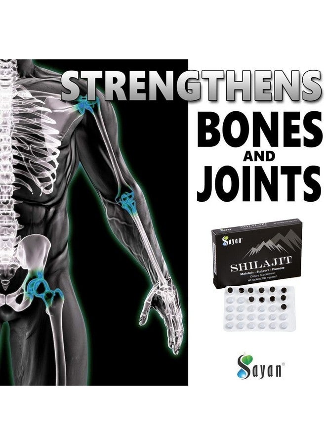 sayan Pure Shilajit Genuine Black Resin Mineral Pitch Tablets (12 Month Supply Of 60 Organic Drops) Fulvic Acid & Trace Minerals Supplement For Immune Support Natural Detox And Energy Boost - Image 3