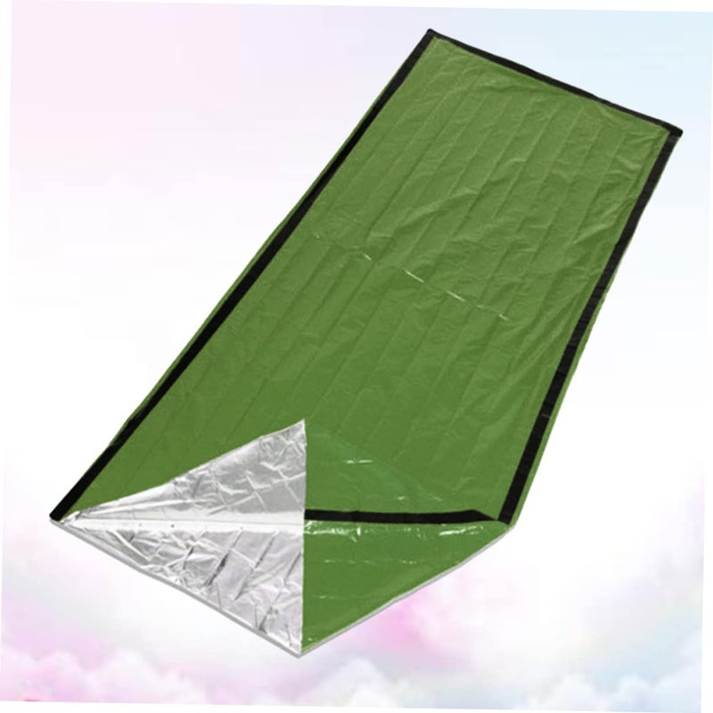 Emergency Thermal Sleeping Bag Compact Lightweight Insulating Outdoor Survival Kit - Image 4