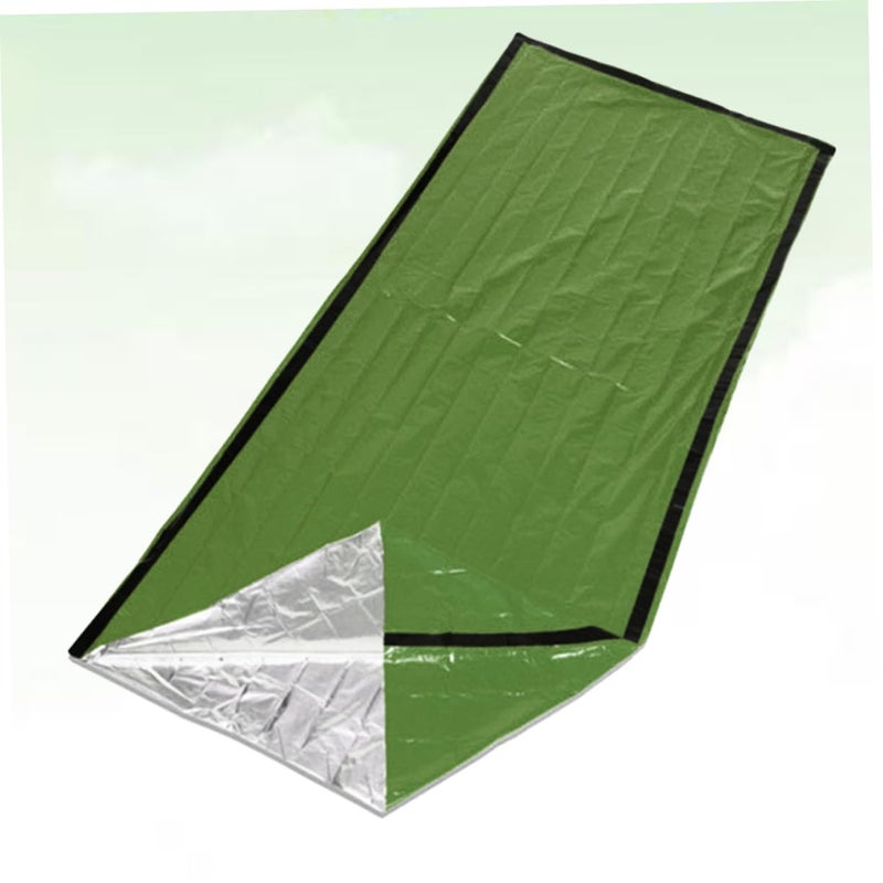 Emergency Thermal Sleeping Bag Compact Lightweight Insulating Outdoor Survival Kit - Image 5