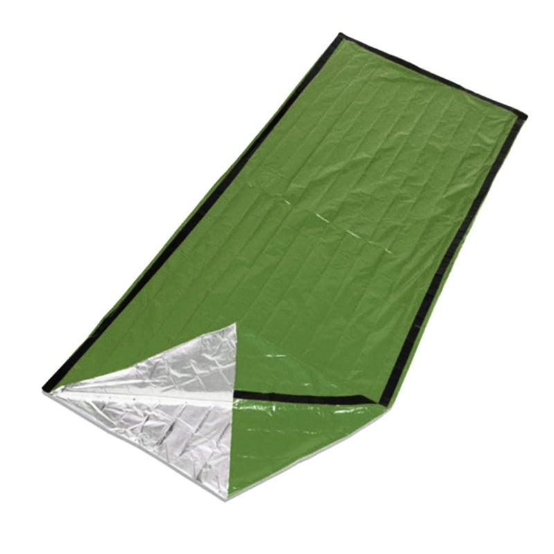 Emergency Thermal Sleeping Bag Compact Lightweight Insulating Outdoor Survival Kit - Image 2
