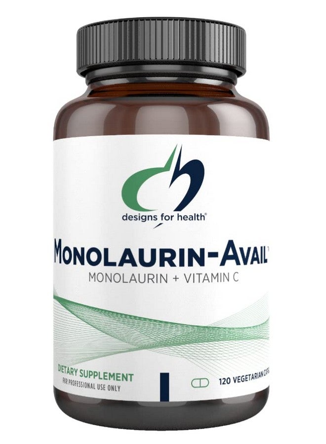 designs for health Monolaurinavail 1000Mg Glycerol Monolaurate + Vitamin C With Sunflower Lecithin To Enhance Monolaurin Absorption Nongmo + Gluten Free Immune Support Supplement 120 Capsules - Image 1