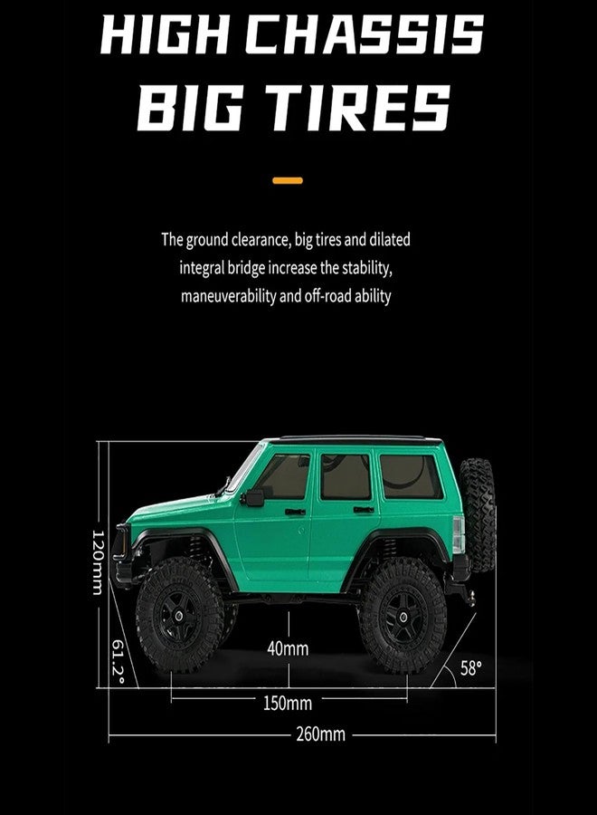 AMK Upgraded TRX4M Nylon Chassis Frame, 1/18 RC Crawler Assembled Chassis for 1/18 AX-8560 Rc Crawler TRX4-M Bronco Defender - Image 5