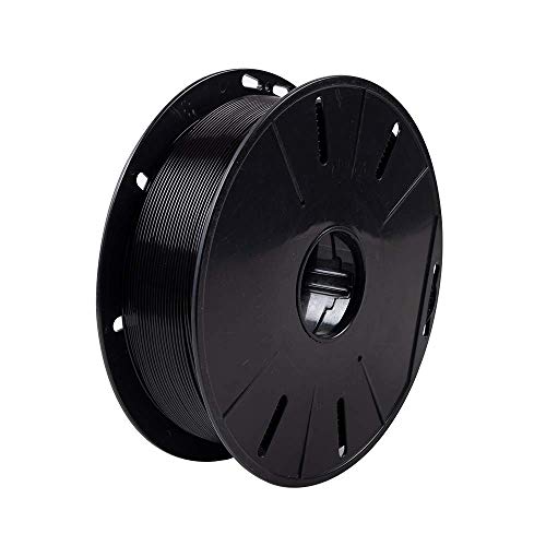 Tesseract Premium PLA + 2.85mm 3D Printing Filament | Dimensional Accuracy +/- 0.03mm | Compatible with Most FDM Printers |1 KG 3D Printer Filament - PLA Black (Quantity 1) - Image 1