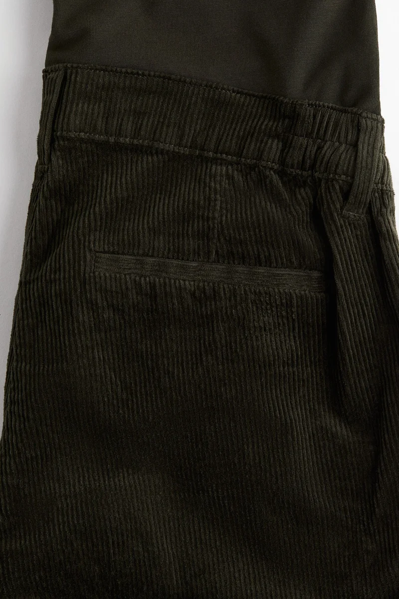اتش اند ام بنطلون كوردروي بقصّة واسعة من الأسفل من تشكيلة ماما
