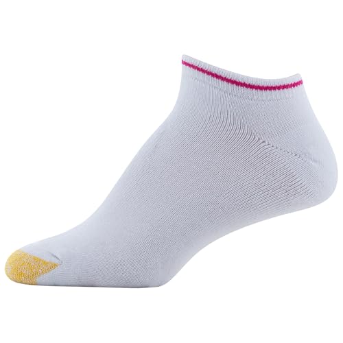 GOLDTOE Women's Liner Socks, 6-Pairs, Stripe Assorted, Shoe Size: 8-13 - Image 3