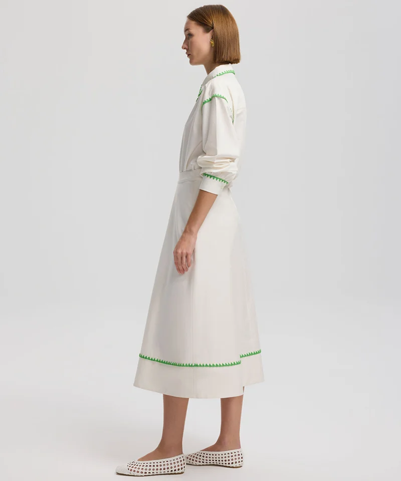 ابيكول Embroidered Skirt