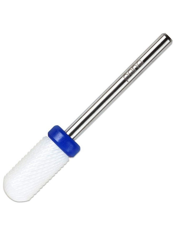 بانا مثقاب أظافر احترافي من السيراميك الأبيض ذو رأس مستدير صغير من الولايات المتحدة الأمريكية (حبيبات: متوسطة) مقاس الساق 3/32 بوصة - Image 1