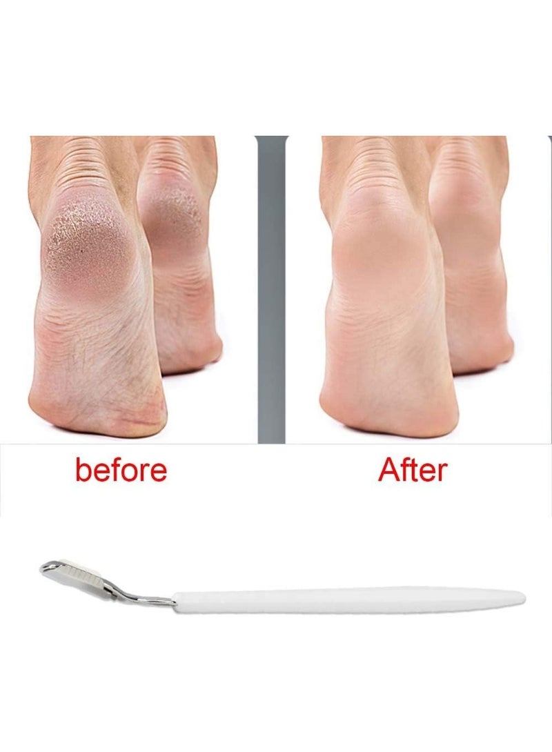 أداة تقشير القدم - مزيل للكالو ومكشطة لتقشير الجلد الميت - عناية احترافية بالقدمين للمنزل والسفر متعدد الألوان - Image 3