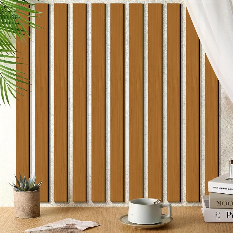 Easma 14 Pcs Large Rustic Wooden Wall Decor Striped Art Decoration Geometric Line Art Decal for Living Room Bedroom Mid Century Modern Decor Accent Murals for Office Farmhouse Home Indoor Decor 16.5"x2.0" - Image 2