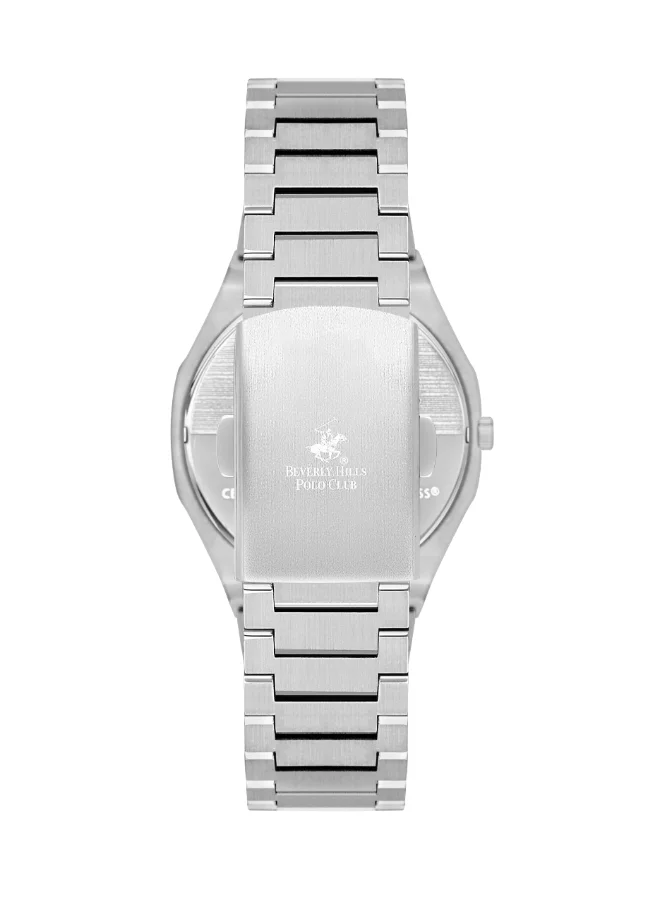BEVERLY HILLS POLO CLUB Polo Club Women's Watch, Analog Display and Metal Strap - BP3634X.390, Silver