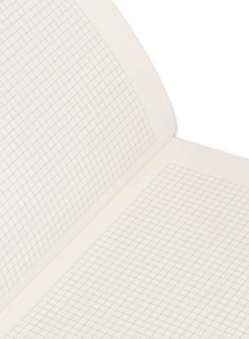 FIS دفتر ملاحظات فائق المرونة PVC A4 5 مم مربع مع حدود 80 ورقة - أسود - FSNBPV5MMA480BK - Image 2