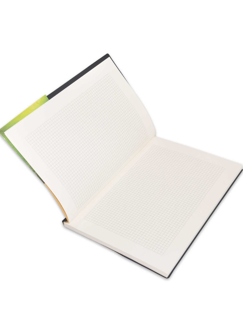 FIS دفتر ملاحظات فائق المرونة PVC A4 5 مم مربع مع حدود 80 ورقة - أسود - FSNBPV5MMA480BK - Image 3