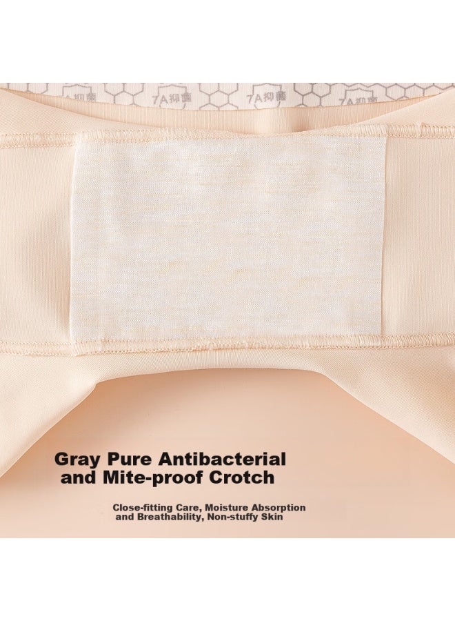 Liberal Women's Seamless High Waist Anti-bacterial Safety Shorts For Summer - Image 2