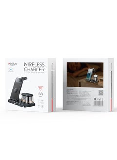 xozgdovg Five-in-one multifunctional wireless charger for magnetic bracket desktop is suitable for charging mobile phones and watches.  - Image 1
