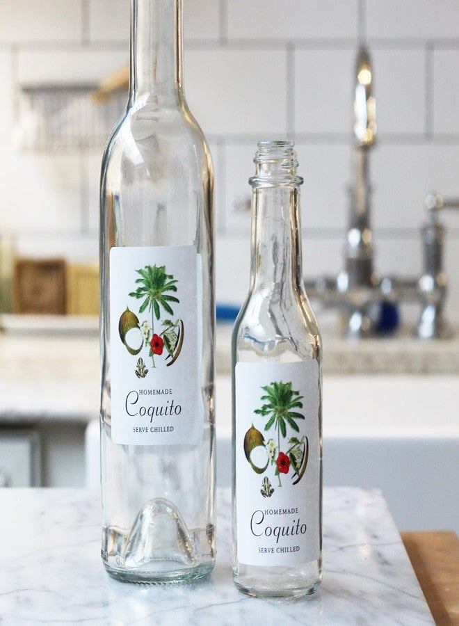 Nancy Nikko COQUITO (Hibiscus) Labels with Graphic of Coconut, Vanilla Bean, Palm Tree, Frog and Hibiscus. 2" Wide X 3" Tall (12) - Image 3