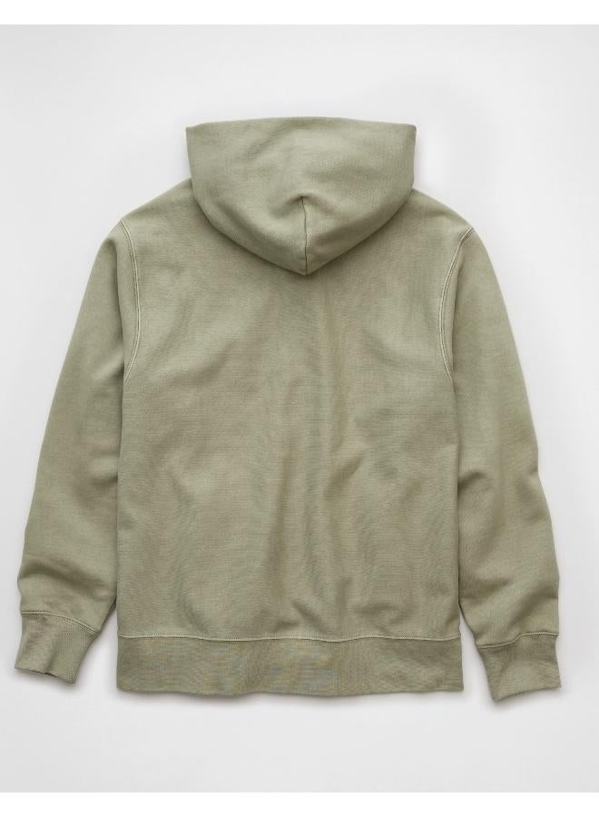 American Eagle AE Heavyweight Fleece Button-Up Hoodie - Image 2