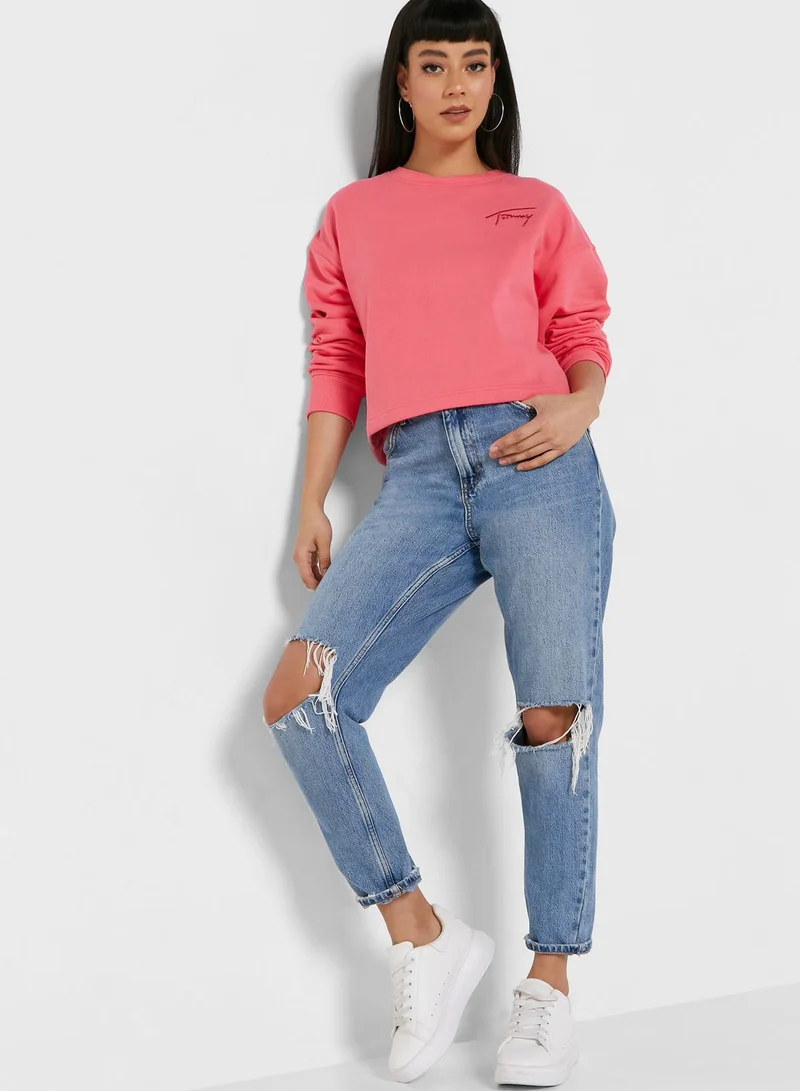 TOMMY JEANS Crop Sweatshirt