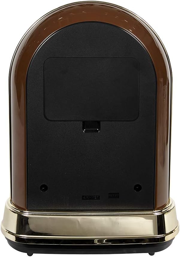 Rhythm Clocks Rhythm Clocks Crystal Dulcet II Musical Motion Mantel Clock Woodgrain  - Image 5
