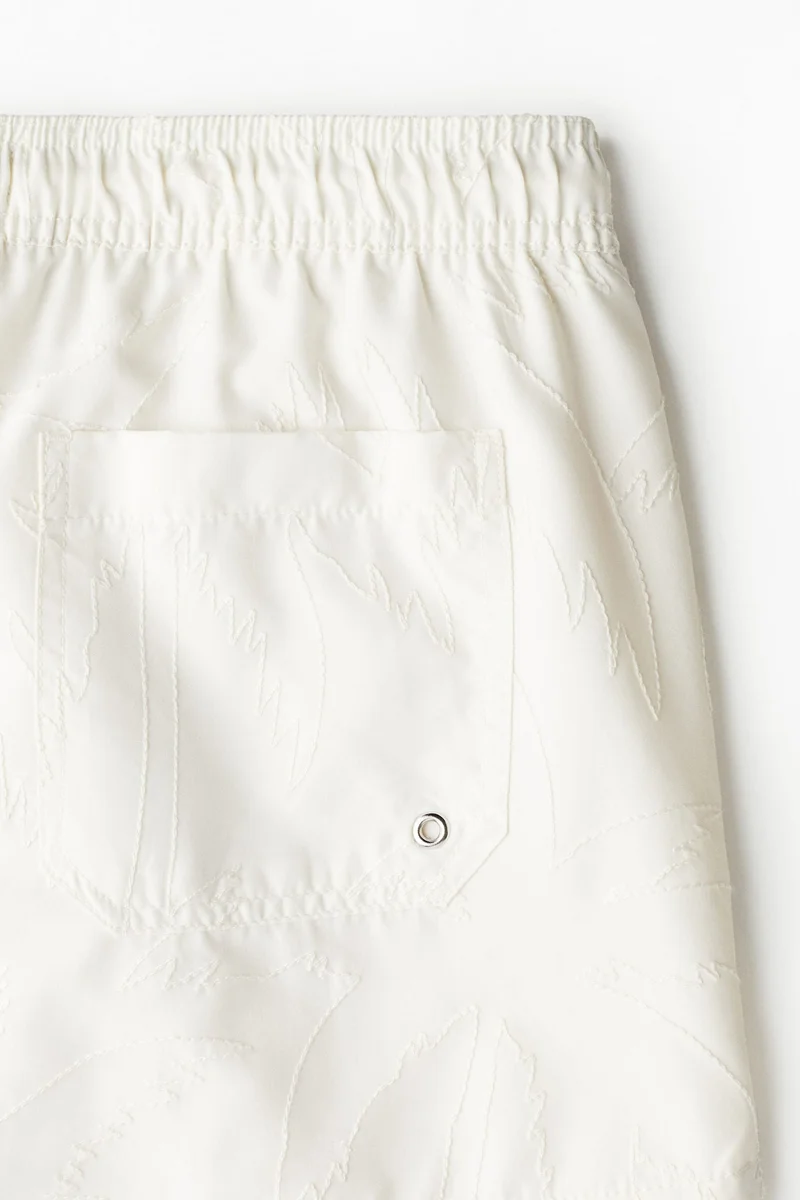 H&M  Embroidery-pattern swim shorts for Men | Best Price UAE
