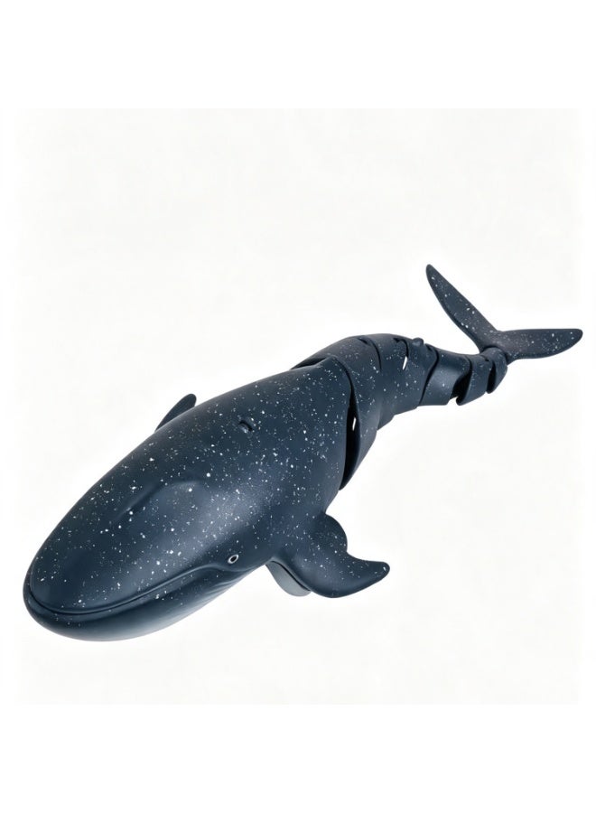 1:18 Scale Remote-Controlled Whale Shark, 360° Omnidirectional Turning, 180° Flexible Tail Swing, Equipped With Cool Led Lights, Water Jet Spray, And Automatic Programmable Cruise Control. The Best Summer Toy And Birthday Gift For Kids! - Image 1