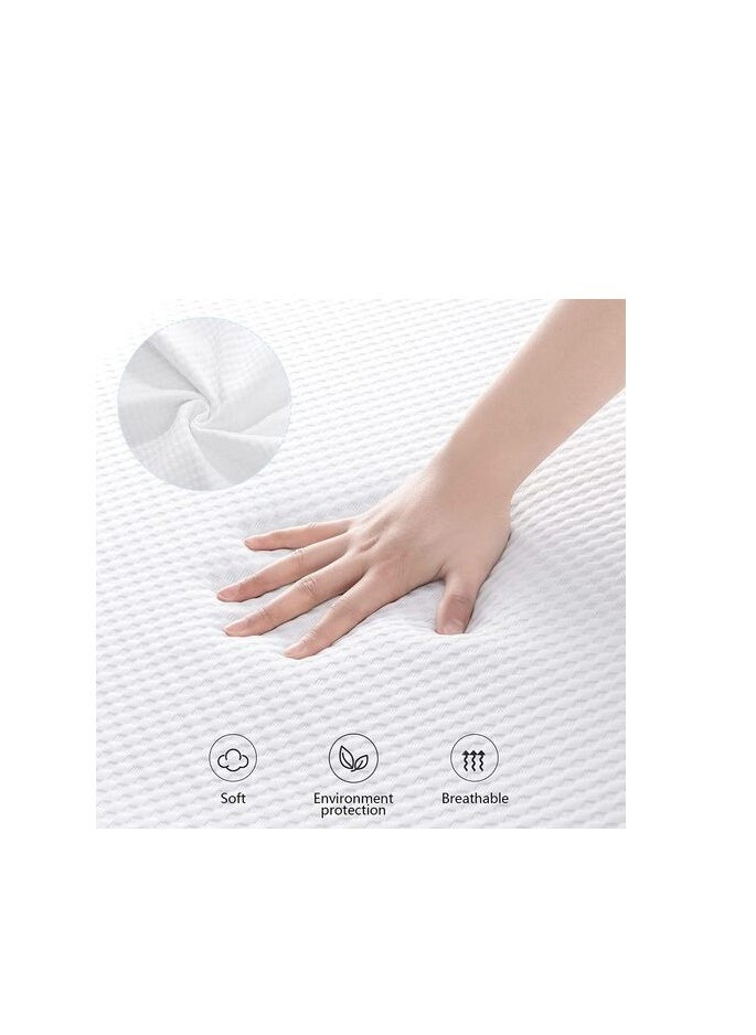 DEEP SLEEP Every Night Deep Sleep Orthopedic Bed Wedge Pillow With HD Foam Top Elevation For Sleeping, Acid Reflux, Heartburn, Anti Snoring And Gerd Pillow - Ideal For Neck Pain, Back Support (W 74 X L 75 Cm, Standard: 8")  - Image 4