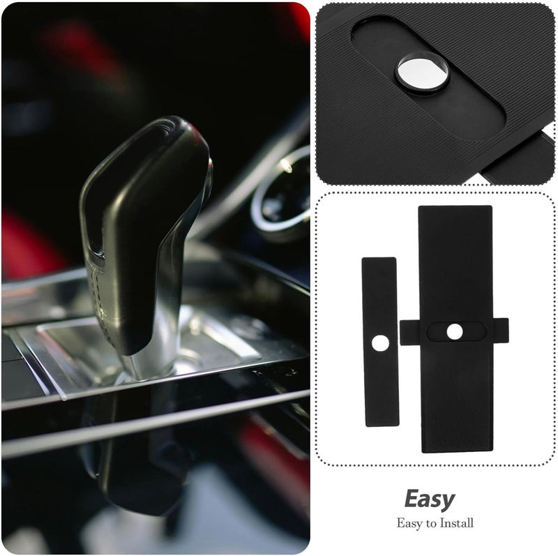 OUNONA 1set Car Gear Shift Panel Cover Durable Auto Shift Lever Trim for Easy Installation Sleek Design Protects from Debris Enhances Interior Appearance - Image 3