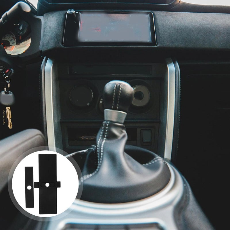 OUNONA 1set Car Gear Shift Panel Cover Durable Auto Shift Lever Trim for Easy Installation Sleek Design Protects from Debris Enhances Interior Appearance - Image 4