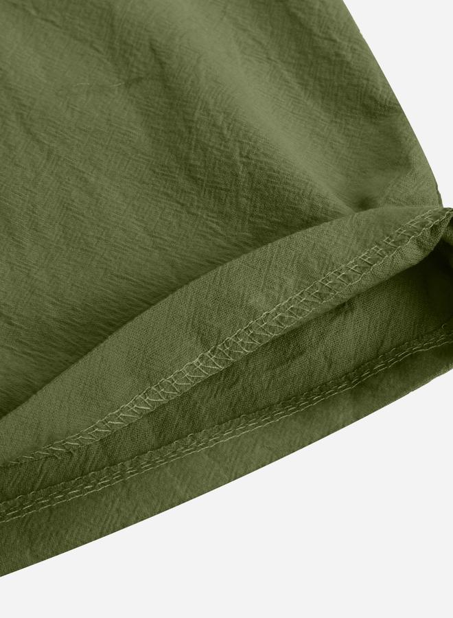 Styli Styli Solid Bermuda Shorts with Drawstring  - Image 4