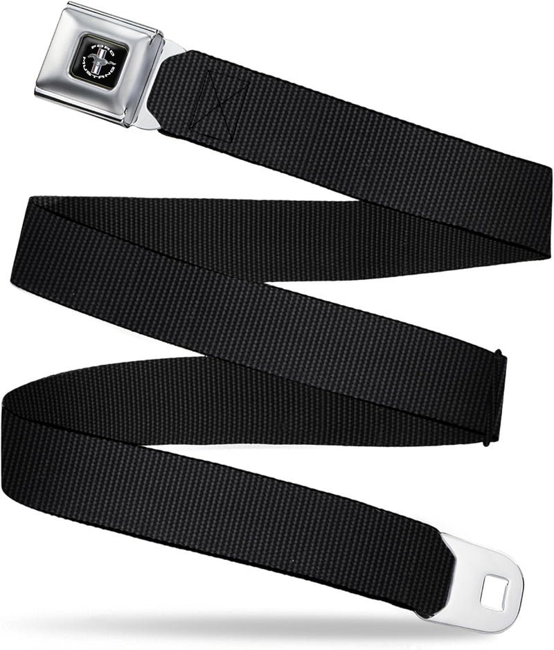 Buckle Down Buckle-Down Seatbelt Belt - Black - 1.0" Wide - Adjustable 20-36 Inches - Image 1