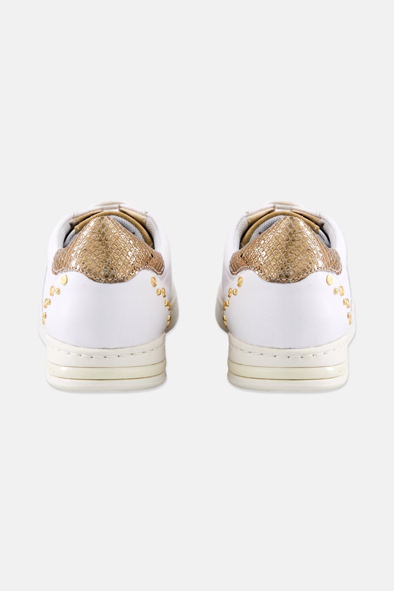 GEOX Women Lace Up Casual Shoes, White - Image 2