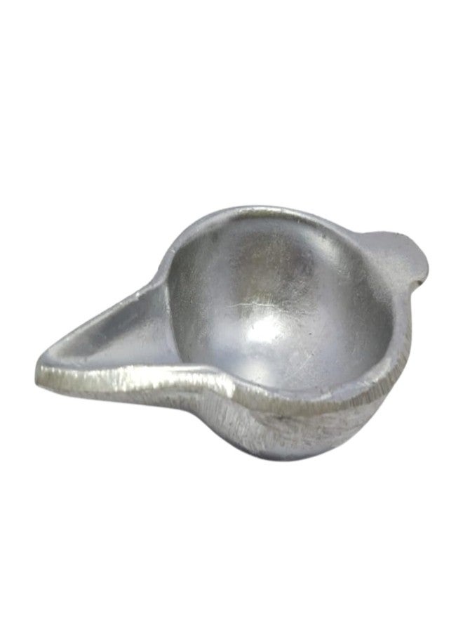 CHILLATAI® Aluminium| Silver Sanku for Newborn Baby Feeding | Traditional Baby Feeding Spoon | Safe & Lightweight Infant Feeder – 2 Piece Set - Image 4