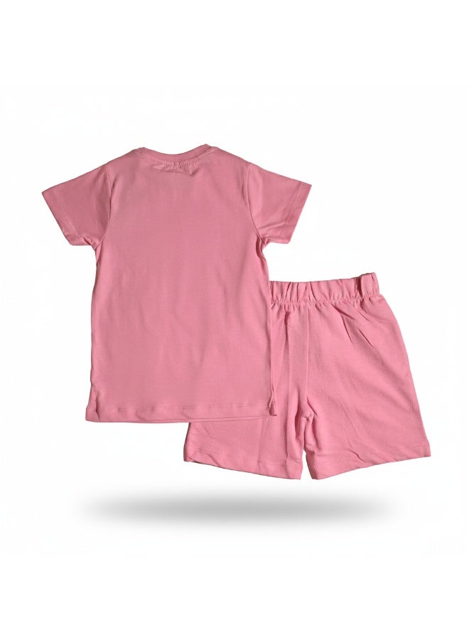 رقصة الأناناس | طقم تيشيرت وشورت للبنات | قطن ١٠٠٪ - Image 4