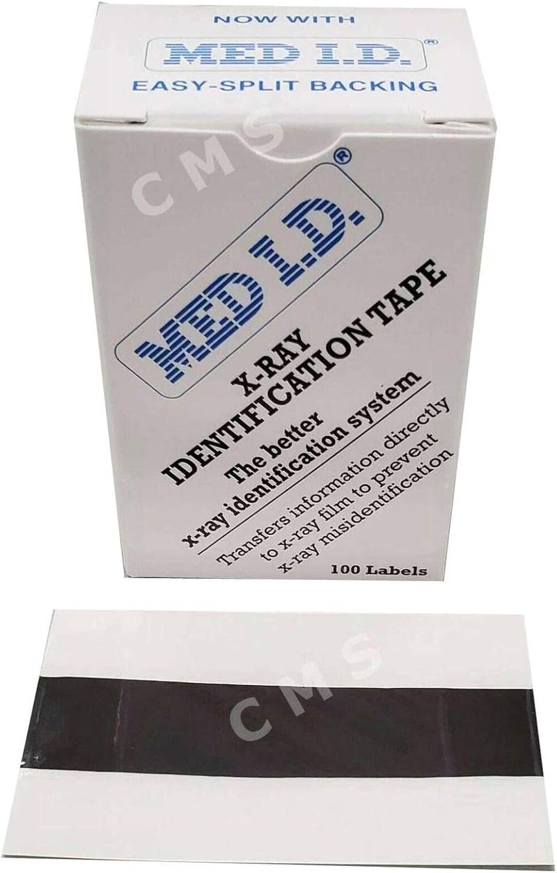 X-Ray Identification Tape 2" Wide (3/4" Writeable) 3" Strips Y