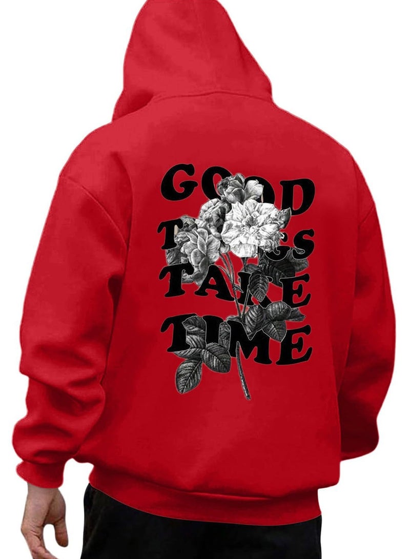 KUYING New Oversized Loose Hooded Sweatshirt - Image 1