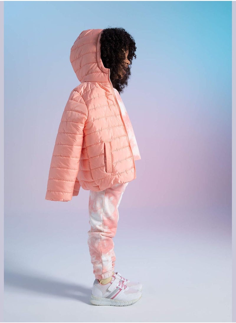 DeFacto Long Sleeve Hooded Padded Coat  - Image 1