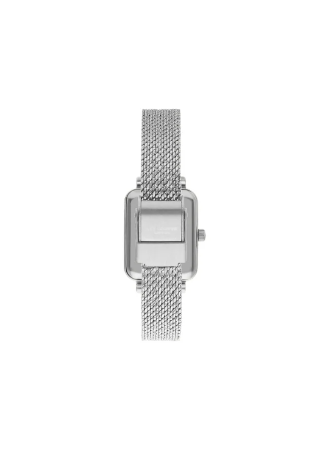 Lee Cooper Lee Cooper LC07815.390 Women's Analog Display Watch & Mesh Strap Silver