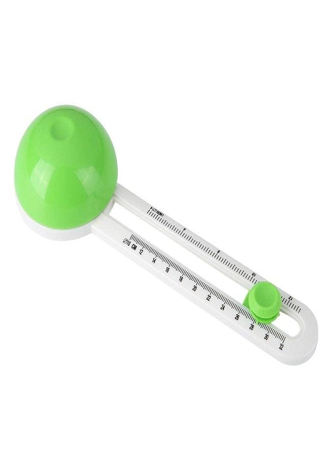Artnery Circular Paper Cutter Rotary Cutter Craft Tool with Plastic Material for Art & Craft Projects Office Engineering Use Raindom Color Pack of 1 - Image 2