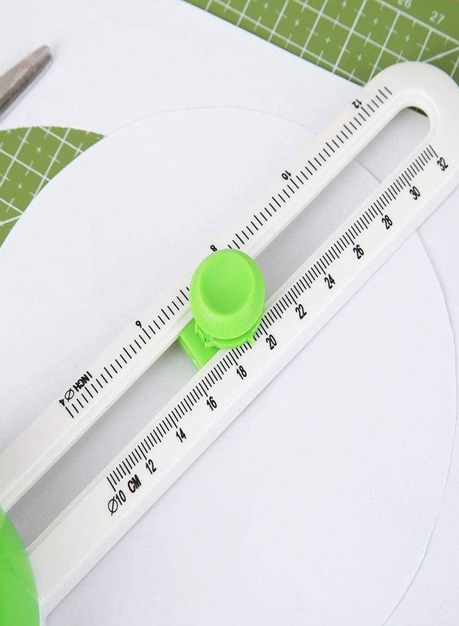 Artnery Circular Paper Cutter Rotary Cutter Craft Tool with Plastic Material for Art & Craft Projects Office Engineering Use Raindom Color Pack of 1 - Image 5