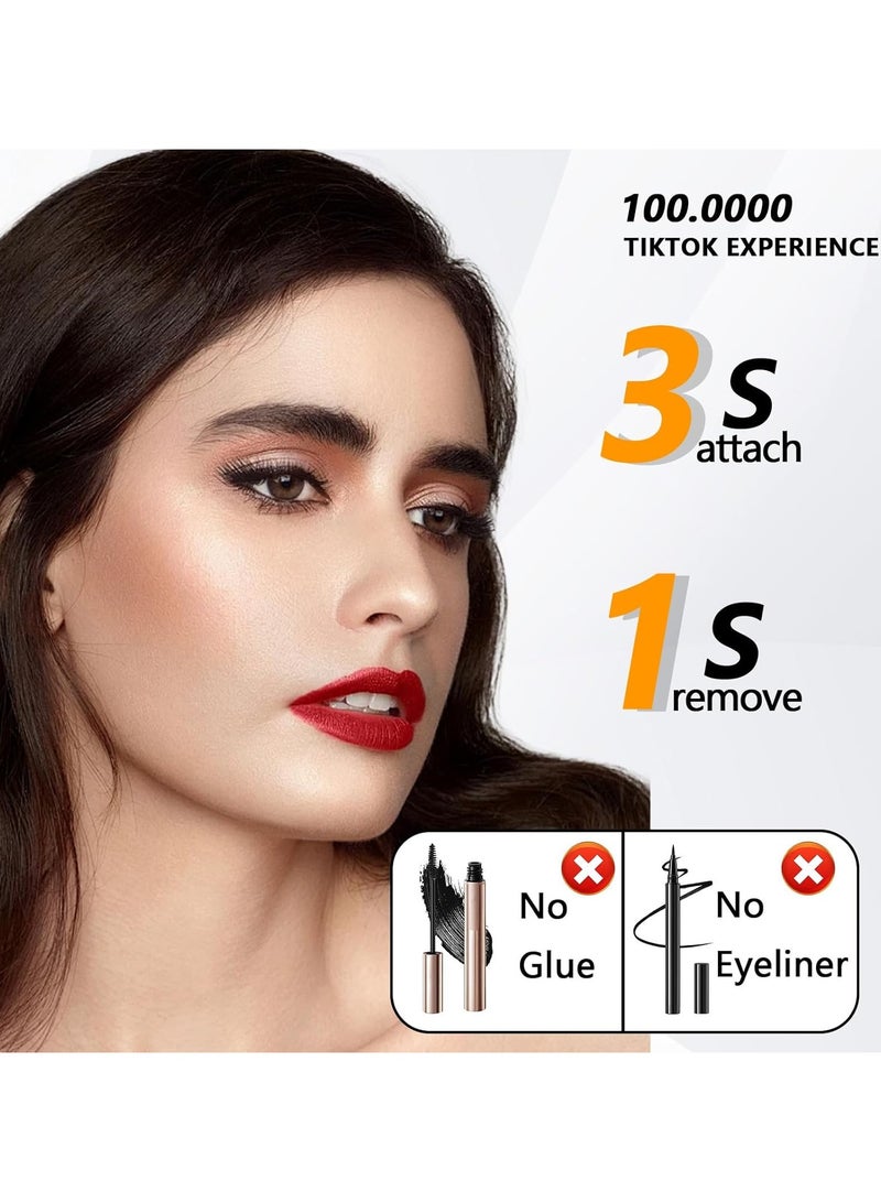 ATRJSZ Magnetic Eyelashes With Applicato, Can Be Used Repeatedly, Natural Appearance, No Glue Required, Strong And Lightweight, Magnetic Lashes, Easy To Use - Image 5