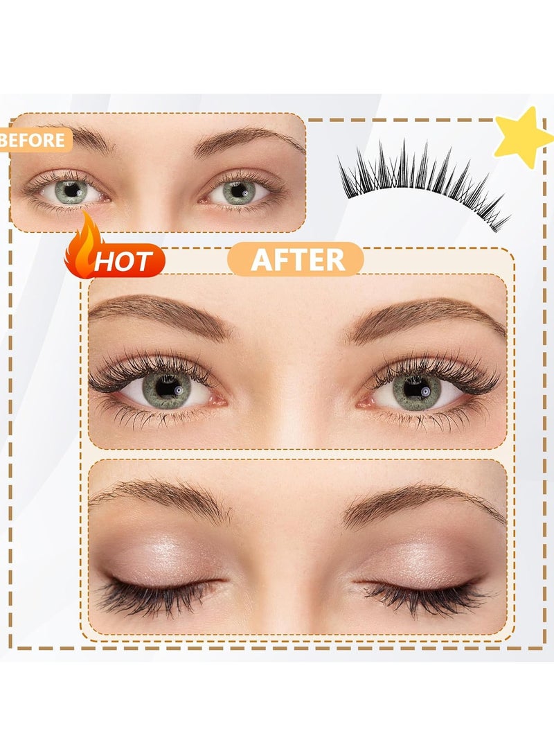 ATRJSZ Magnetic Eyelashes With Applicato, Can Be Used Repeatedly, Natural Appearance, No Glue Required, Strong And Lightweight, Magnetic Lashes, Easy To Use - Image 2