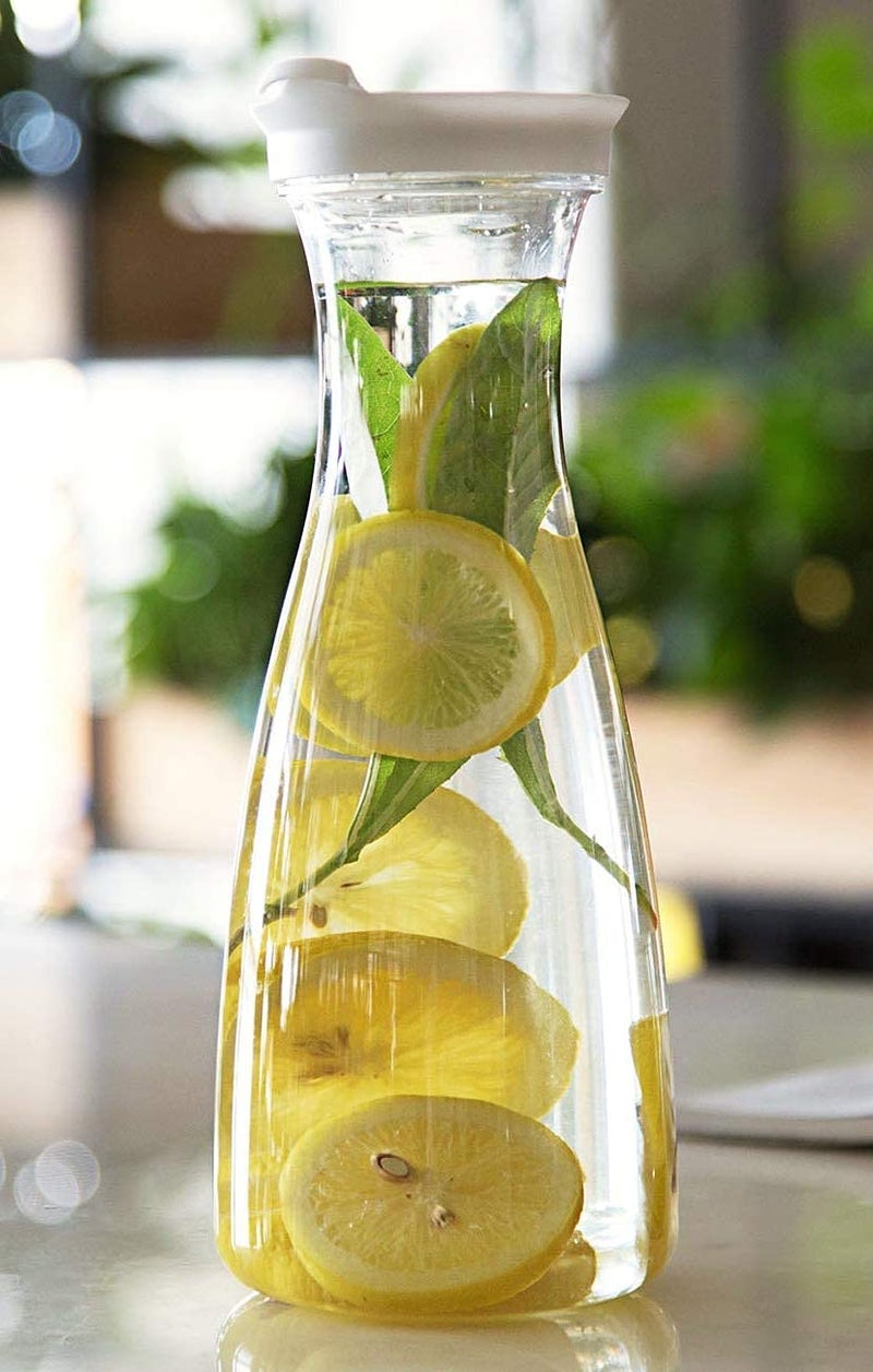 Home-Cart Home-Cart Polycarbonate Plastic Unbreakable Break Resistant Wine Water Juice Soft Drinks Decanter Bottle Jug Carafe with Lid - 1.8 Litre  - Image 1
