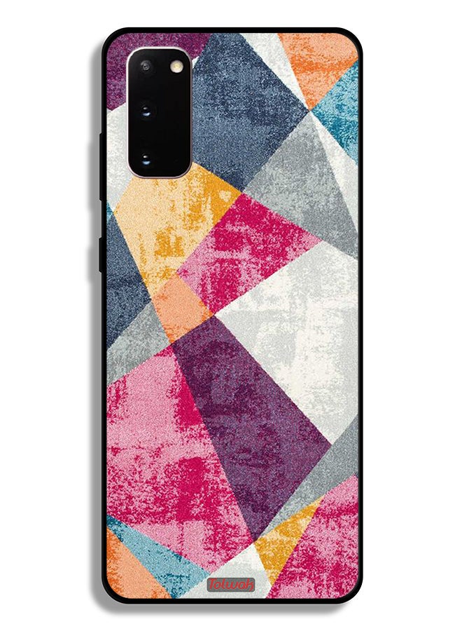 Tolwak Samsung Galaxy S20 Protective Case Cover Paint Pattern - Image 1