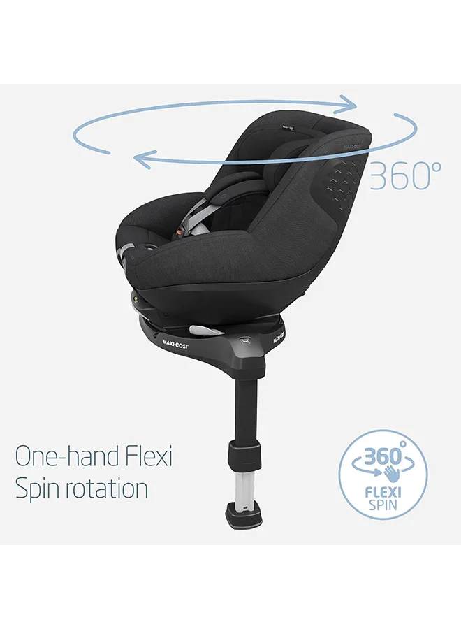 ماكسي كوزي Pearl 360 Pro Infant Car Seat, 360 Swivel, G - Cell Side Impact Protection, One - Hand Rotation, Climaflow, 3 Months To 4 Years, Authentic Black