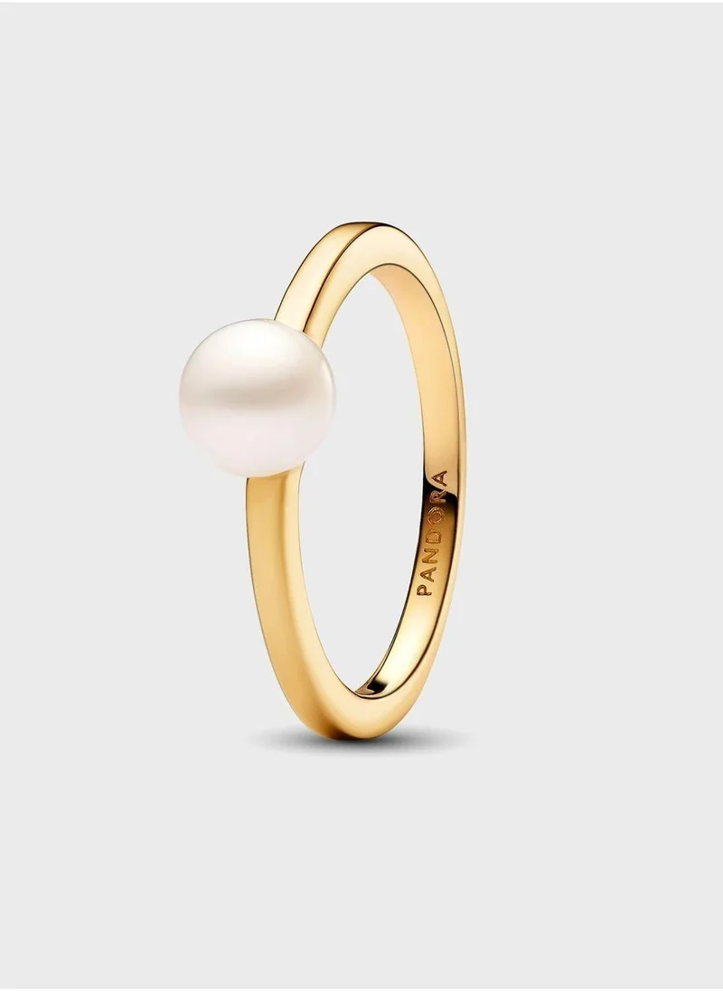 14k Gold - Treated Freshwater Cultured Pearl Ring