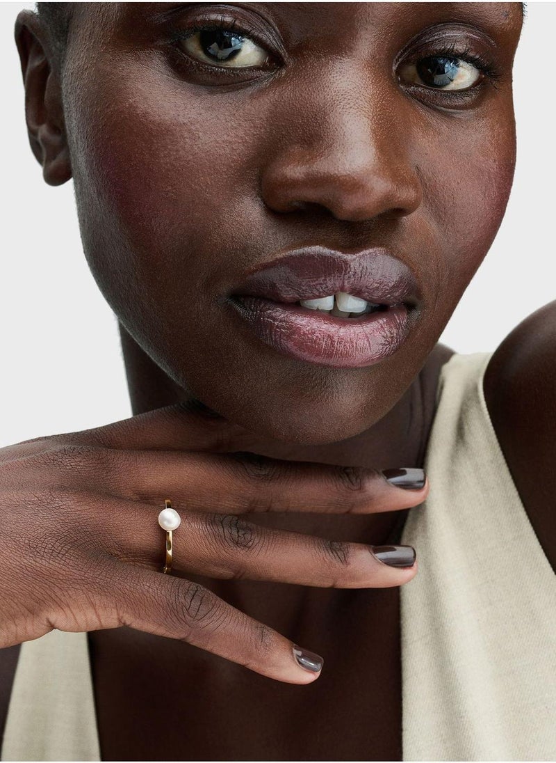 باندورا خاتم لؤلؤ مياه عذبة معالج عيار 14 قيراط - Image 3