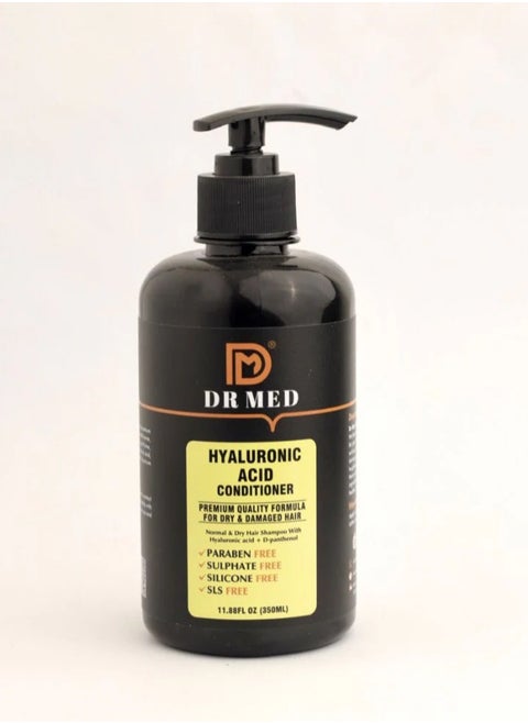 DR MED Hyaluronic Acid Conditioner: Intensive Hydration for Nourished Hair - 350ML