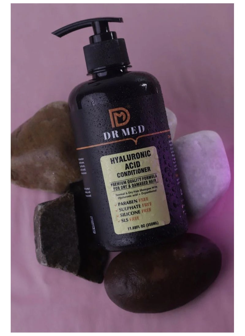 Dr.Med - DR MED Hyaluronic Acid Conditioner: Intensive Hydration for Nourished Hair - 350ML - Image 1